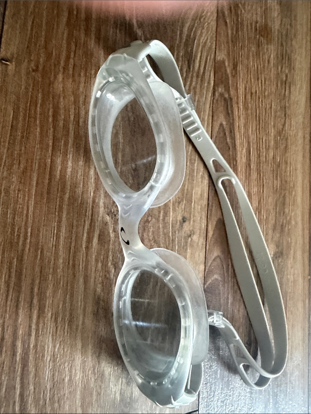 Clear Silicone Swim Goggles - Transparent Lenses